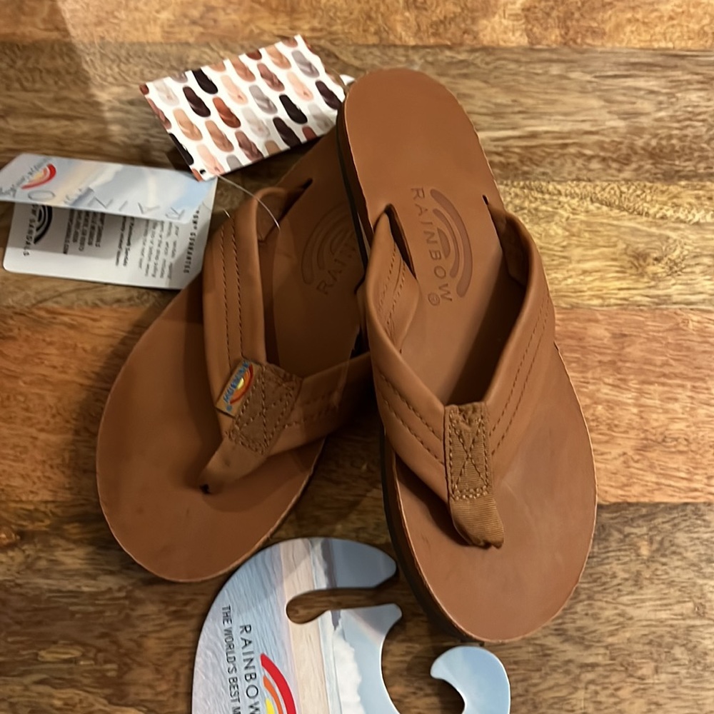 Rainbows wide strap Tan - Picture 5 of 11